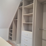 bespoke fitted wardrobe - built into alcolve | wardrobe ideas | fitted wardrobes in Kent